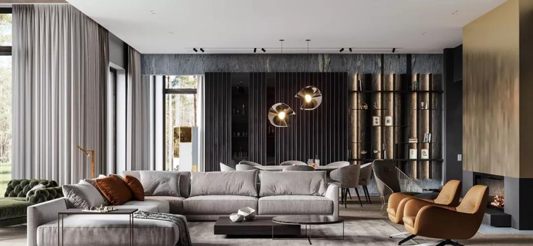 750m2 of private residence, the sultry high-grade gray, let people yearn for!